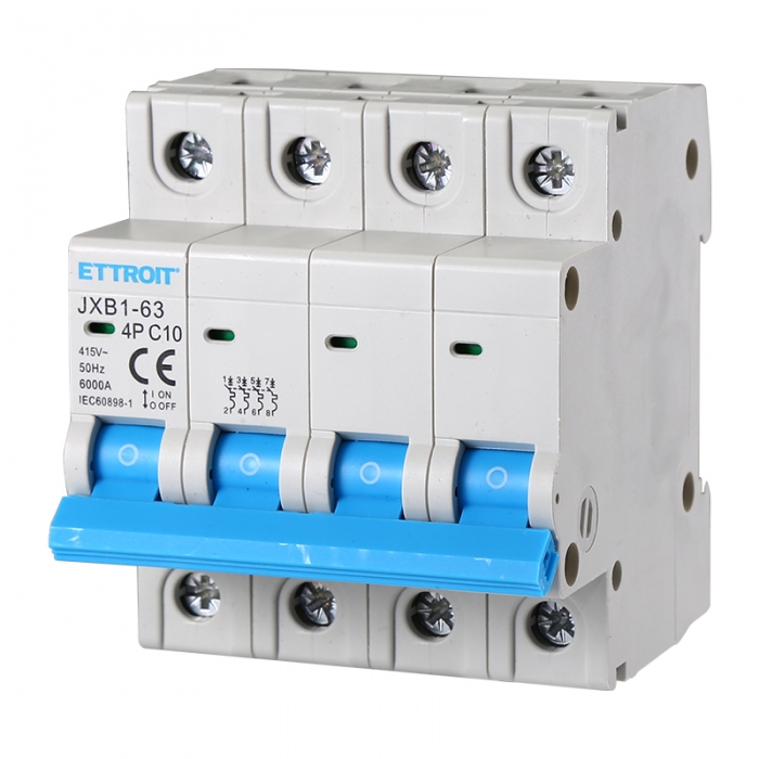JX141060 — Interruttore Magnetotermico 4P 10A 380V 6kA