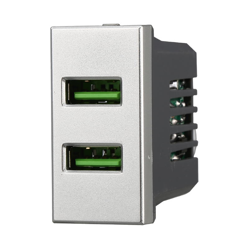 AG2402 — PRESA USB 2POSTI 2.1AMH