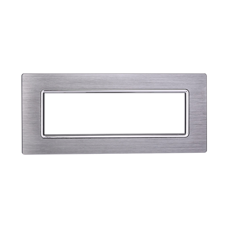 LN86717 — PLACCA ALLUMINIO 7P SILVER LUCIDO