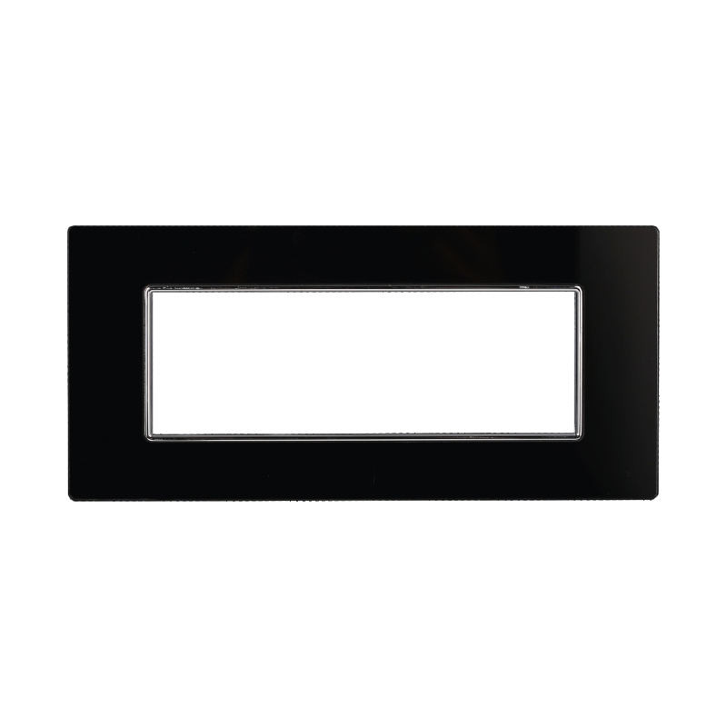 AN84602 — PLACCA VETRO 6P NERO