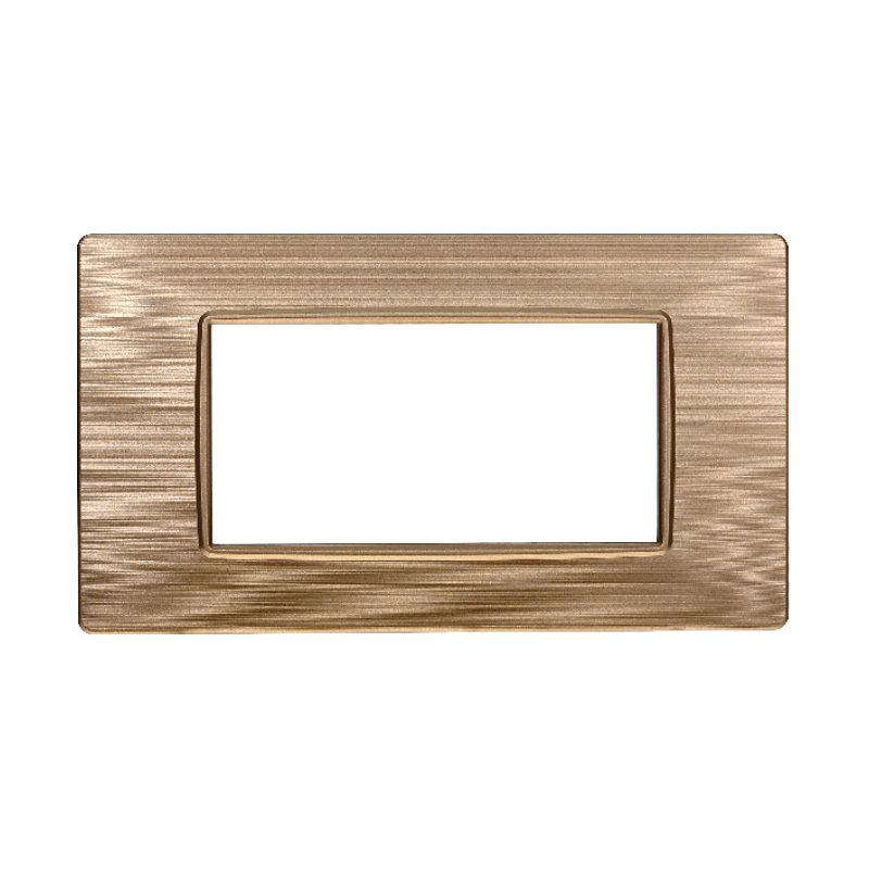 EV85411 — PLACCA 4P ORO SATINATO
