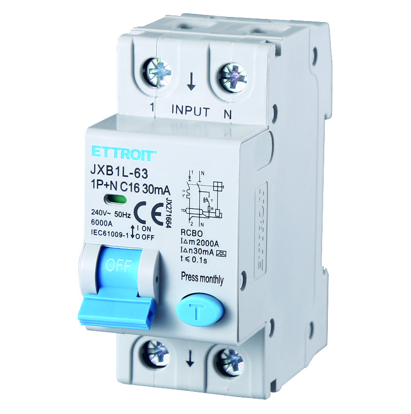JX271664 — Magnetotermico Differenziale 1P+N 16A 30mA 220V-6kA CLASSE A MECCANICO