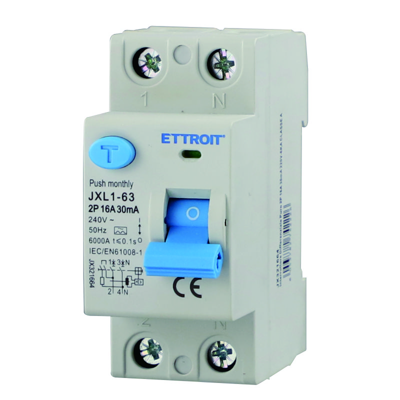 JX321664 — Interruttore Differenziale Puro 2P 16A 30mA 220V-6kA CLASSE A