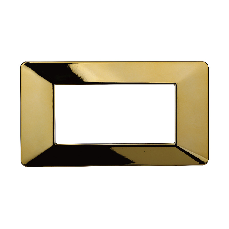 EV83412 — PLACCA PLASTICA 4P ORO LUCIDO