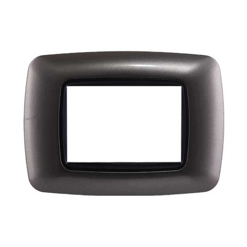 LN88308 — PLACCA PLASTICA 3P BOMBATA TITANIO