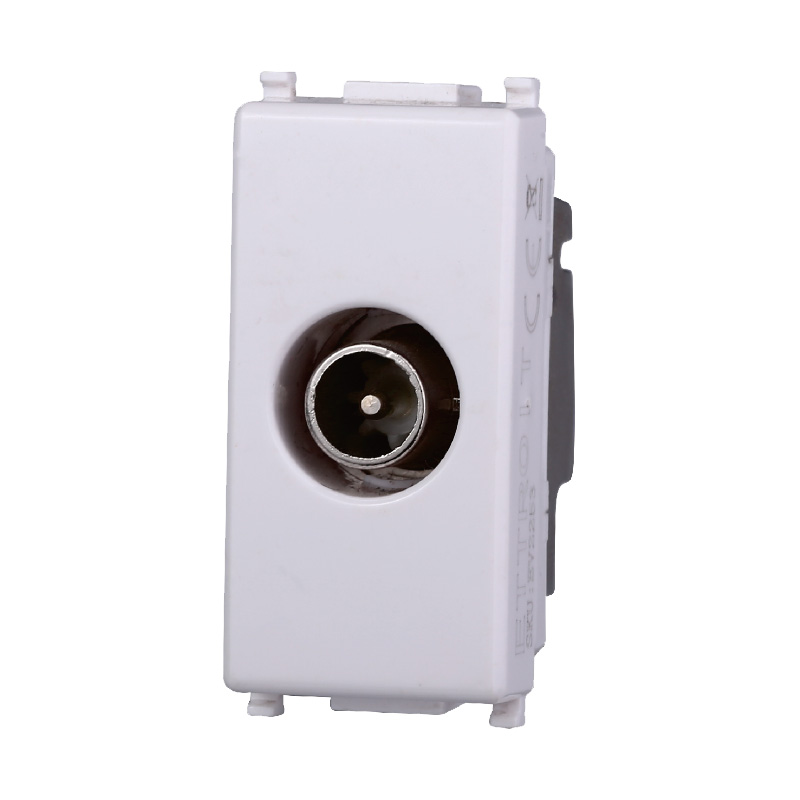 EV2253 — CONNETTORE TV MASCHIO PASSANTE