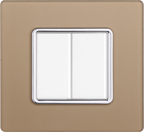 MT84211 — PLACCA VETRO 2P ORO
