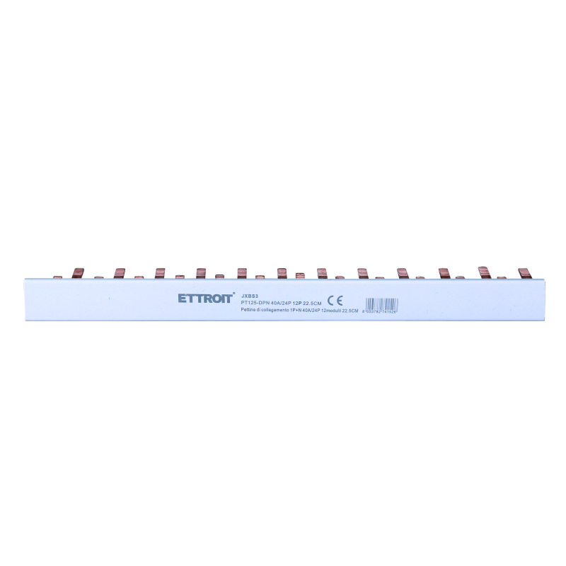 JXBS3 — Pettine di collegamento 1P+N 40A/24P 12modulli 22.5CM