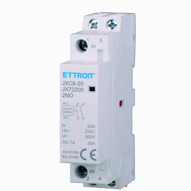 JX72200 — AC contattore DIN Rail 2P 220V 20A 2 Contatti NO