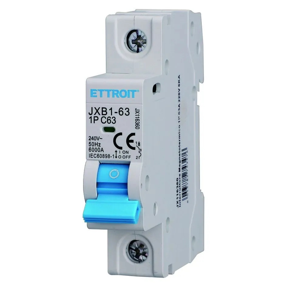 JX116360 — Interruttore Magnetotermico 1P 63A 220V 6kA