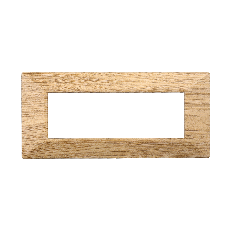AN90605 — PLACCA PIRAMIDE 6P LEGNO SCURO