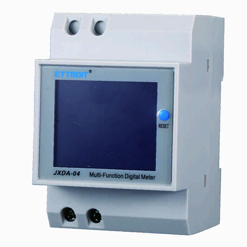 JXDA-04 — 6 in 1 Meter Digitale AC40-300V 100A Voltmetro Amperometro Guida Din