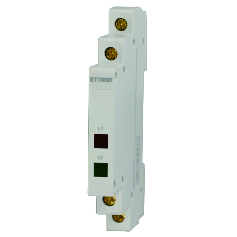 JXB1D-200 — Indicatore Luminoso Led 2 Fasi Per Guida DIN Spia di Segnalazione