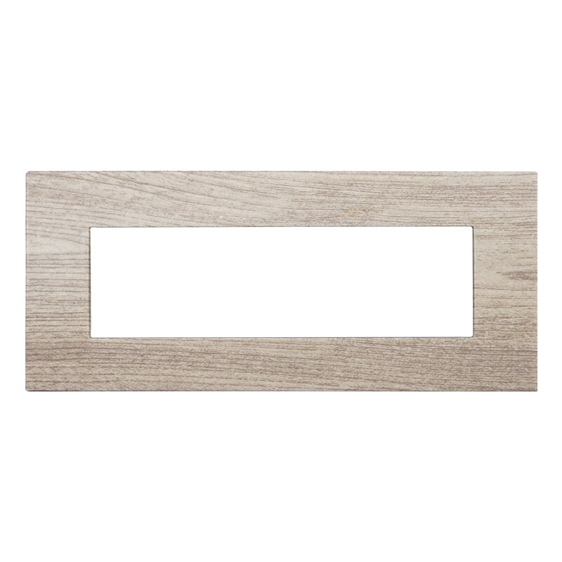 VA83704 — PLACCA PLASTICA 7P LEGNO CHIARO