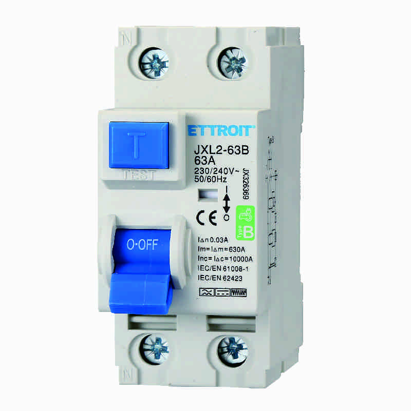 JX326369 — Magnetotermico Differenziale Puro 2P 63A 30mA Tipo B 6kA AC/DC 220V