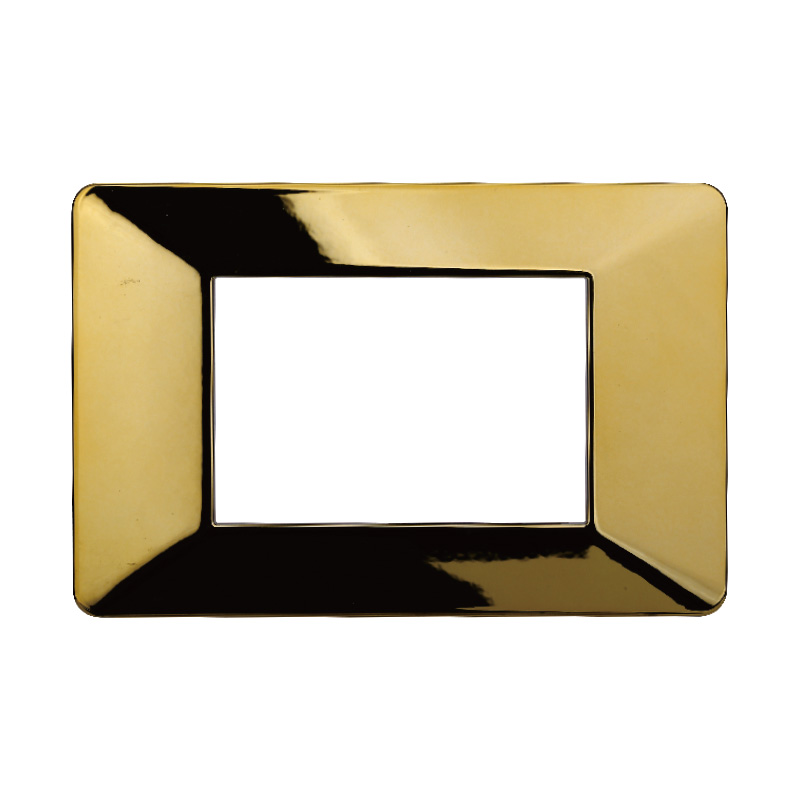 EV83312 — PLACCA PLASTICA 3P ORO LUCIDO