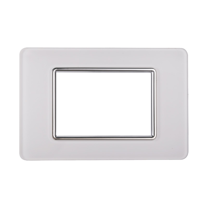 EV84301 — PLACCA VETRO 3P BIANCO
