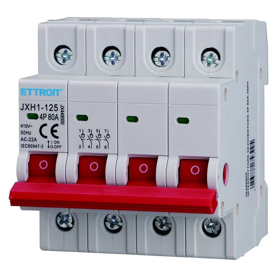 JX448000 — INTERRUTTORE SEZIONATORE 4P 80A 380V