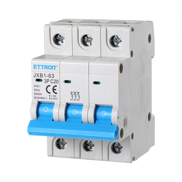 JX132060 — Interruttore Magnetotermico 3P 20A 380V 6kA