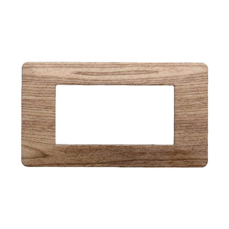 EV83404 — PLACCA PLASTICA 4P LEGNO CHIARO