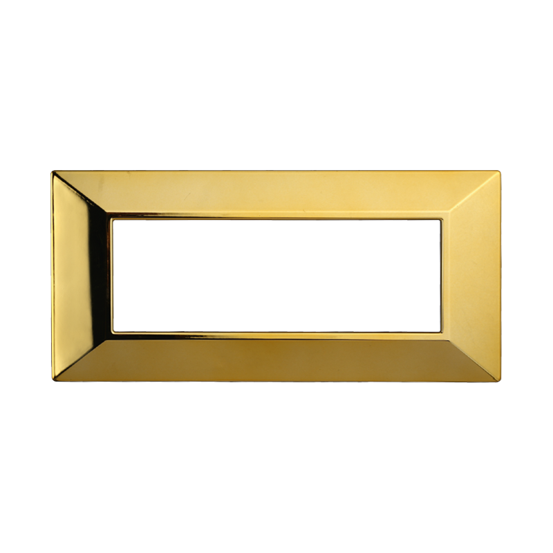 AN90612 — PLACCA PIRAMIDE 6P ORO LUCIDO