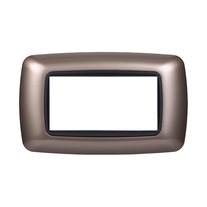 LN88410 — PLACCA PLASTICA 4P BOMBATA BRONZO