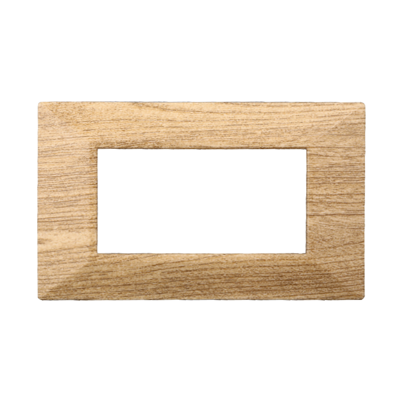 AN90405 — PLACCA PIRAMIDE 4P LEGNO SCURO