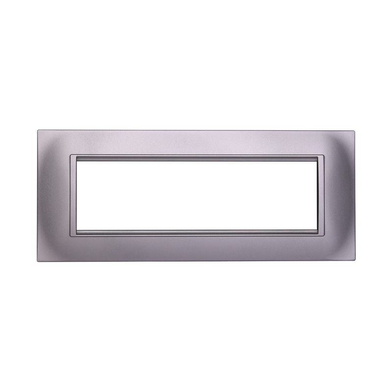 LN89706 — PLACCA QUADRATA 7P SILVER