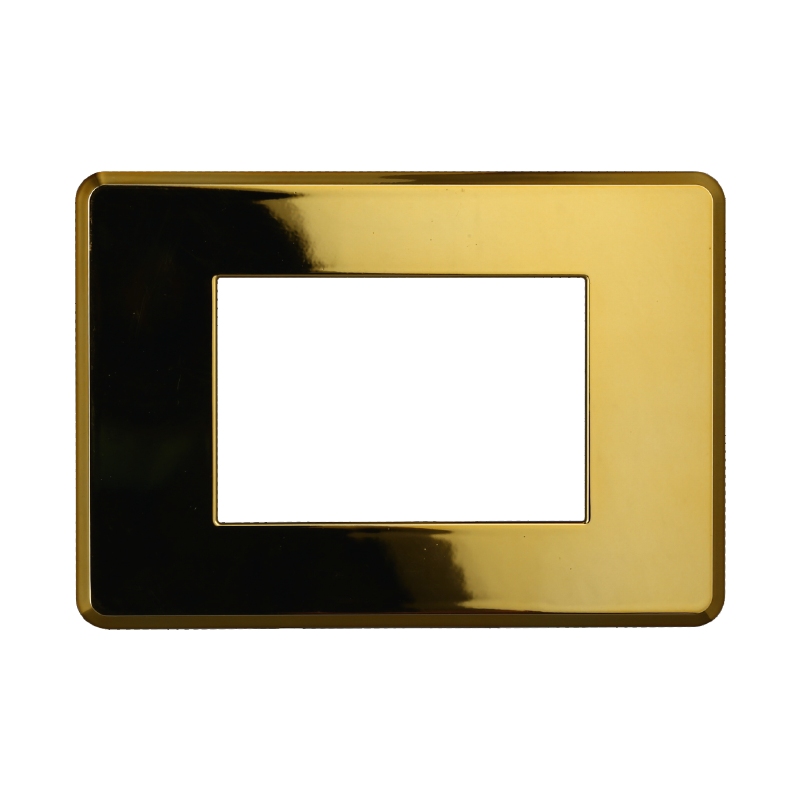 AN87312 — PLACCA SLIM 3P ORO LUCIDO