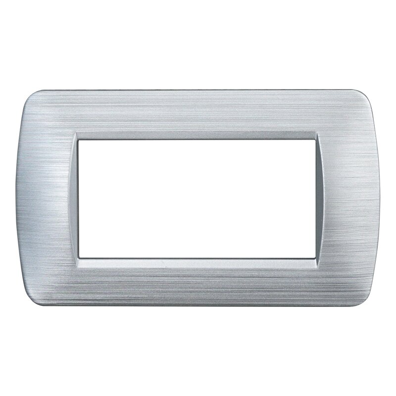 LN85415 — PLACCA 4P SILVER SATINATO