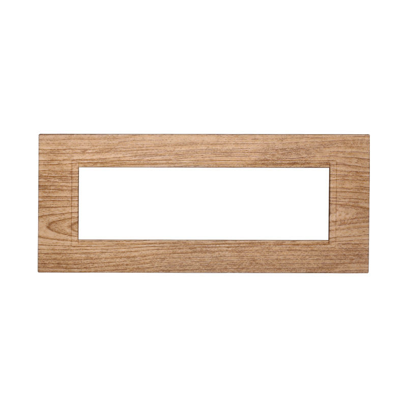 LN89704 — PLACCA QUADRATA 7P LEGNO CHIARO