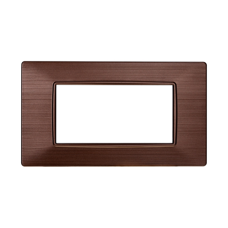 EV85410 — PLACCA 4P BRONZO SATINATO