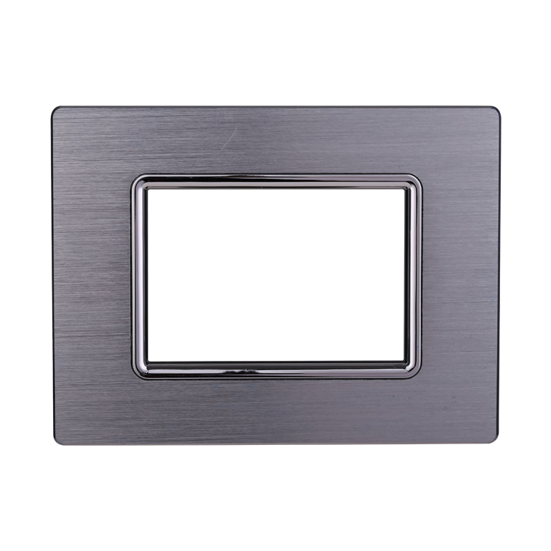 LN86317 — PLACCA ALLUMINIO 3P SILVER LUCIDO