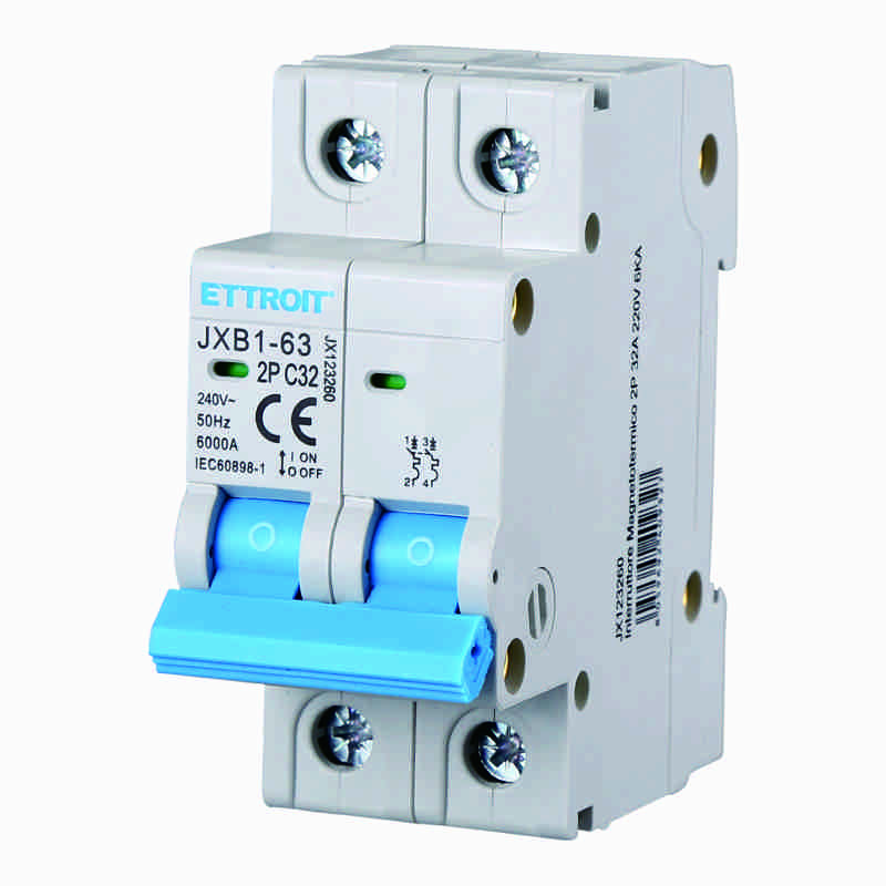 JX123260 — Interruttore Magnetotermico 2P 32A 220V 6kA
