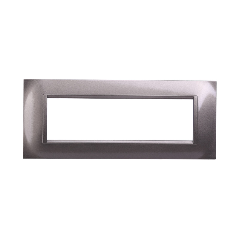 LN89708 — PLACCA QUADRATA 7P TITANIO
