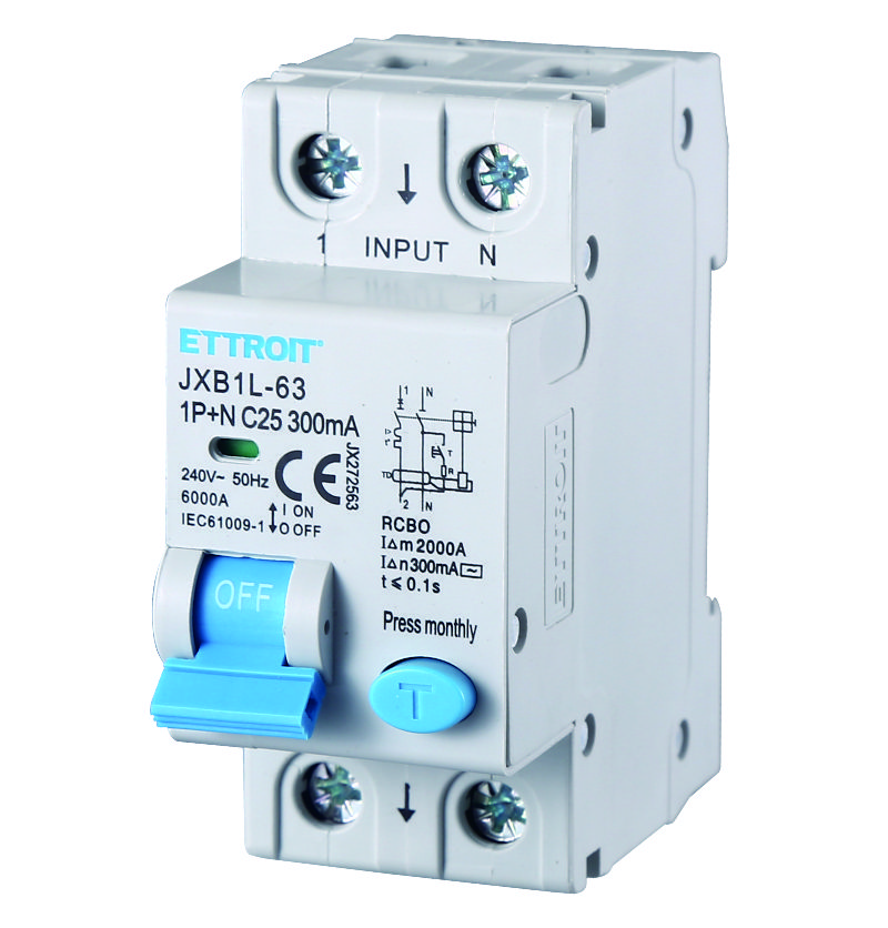 JX272563 — Magnetotermico Differenziale 1P+N 25A 300mA 220V-6kA MECCANICO