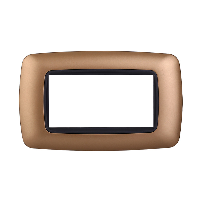 LN88411 — PLACCA PLASTICA 4P BOMBATA ORO