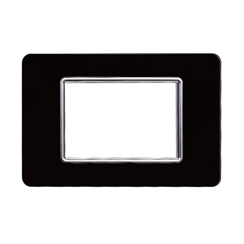EV84302 — PLACCA VETRO 3P NERO