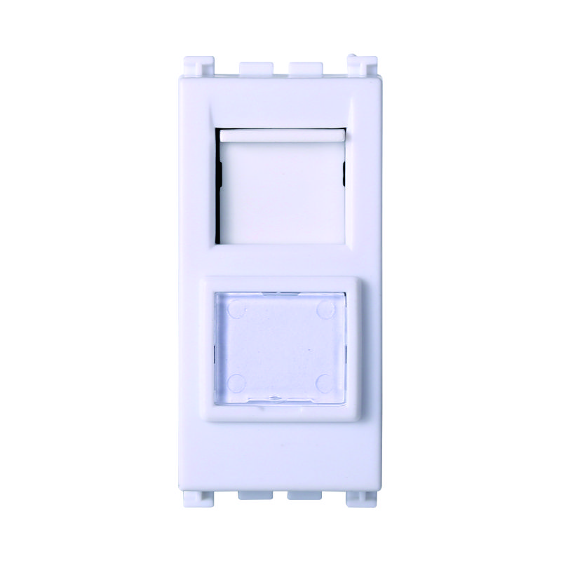 VA2356B — CONNETTORE RJ45 CAT6 BIANCO