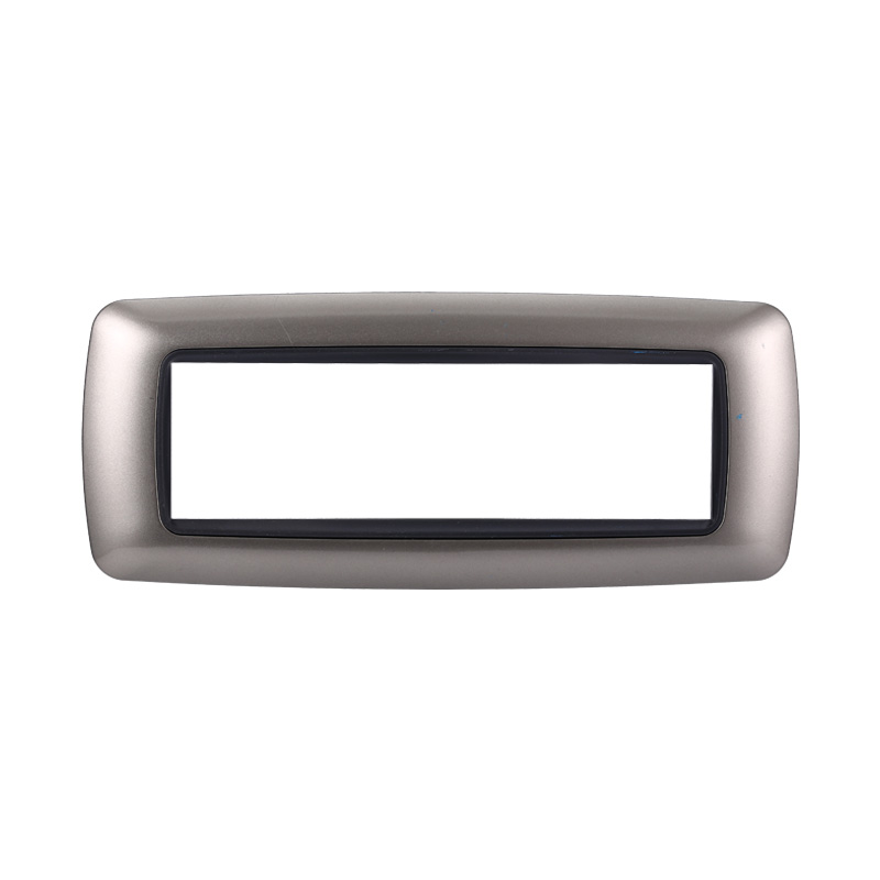 LN88708 — PLACCA PLASTICA 7P BOMBATA TITANIO