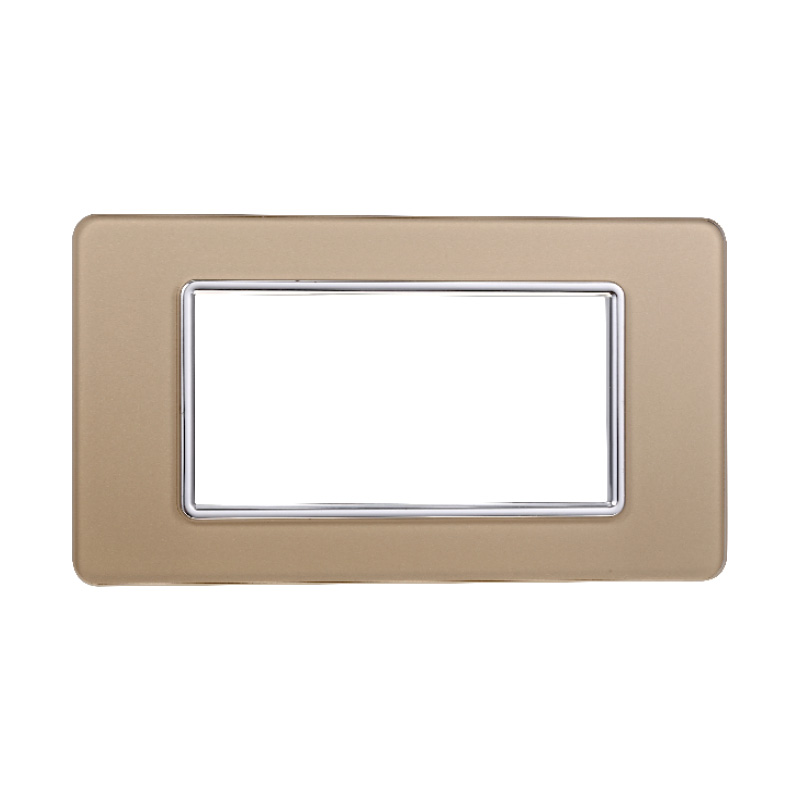 EV84411 — PLACCA VETRO 4P ORO