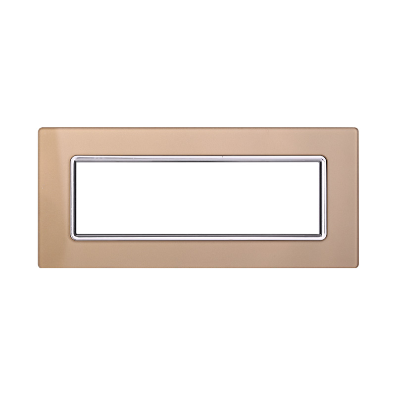 LN84711 — PLACCA VETRO 7P ORO