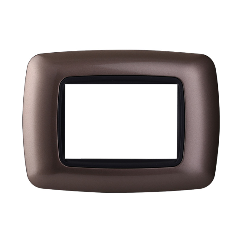 LN88310 — PLACCA PLASTICA 3P BOMBATA BRONZO
