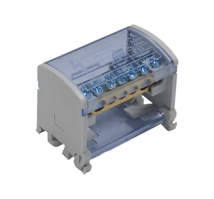 DB1200207 — Morsettiera bipolare 2x7 (14 fori) 80A