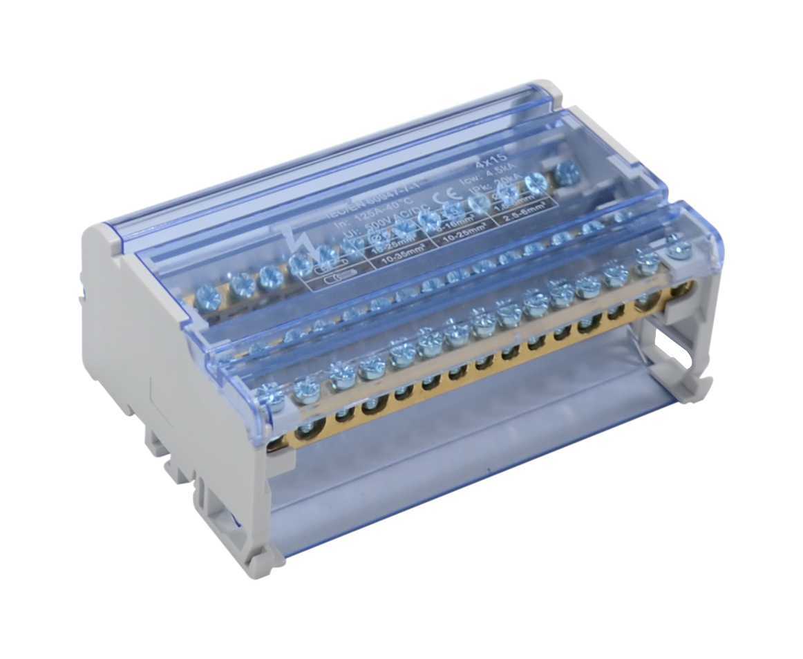 DB1300415 — Morsettiera quadripolare 4x12 (48 fori) 160A