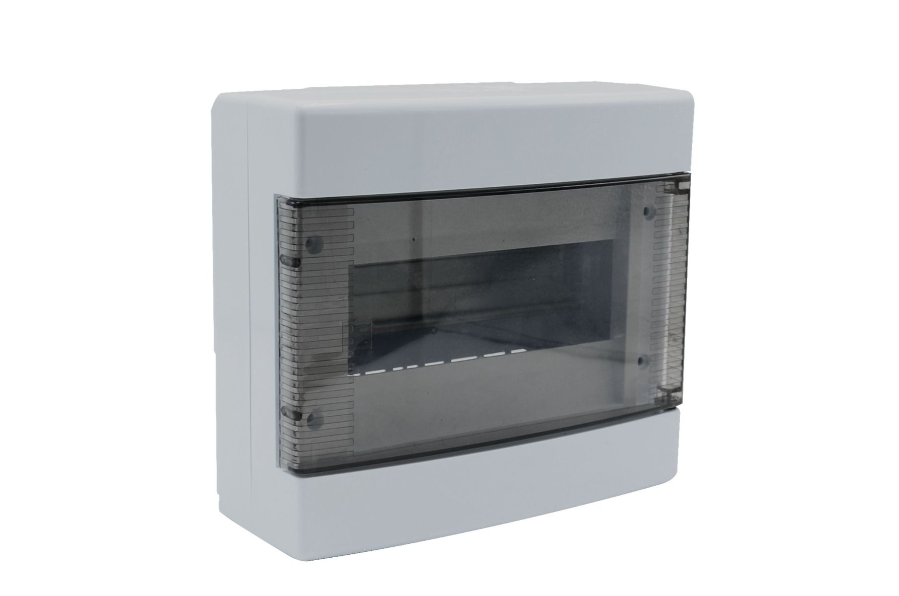 DB111908 — Centralino a parete slim 8M.-IP40 - 200x180x90 portello trasp.fumè