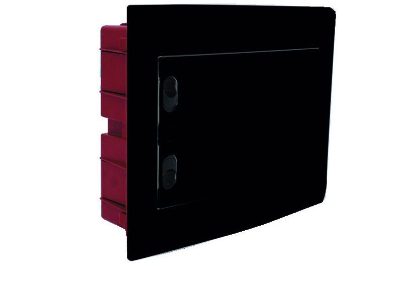 DB112918B — Centralino incasso 18M IP40 / Nero - Portello Nero