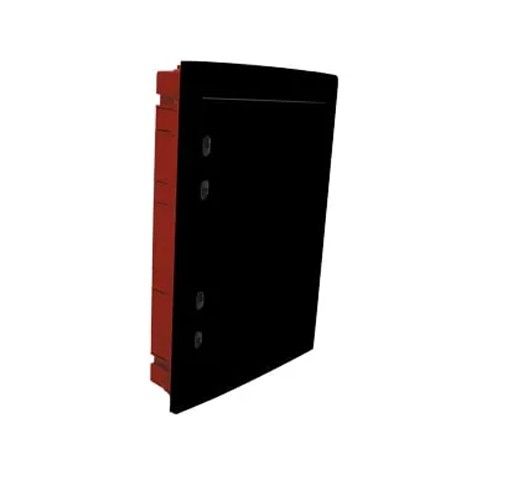 DB112954B — Centralino incasso 54M (18x3) IP40 / Nero - Portello Nero