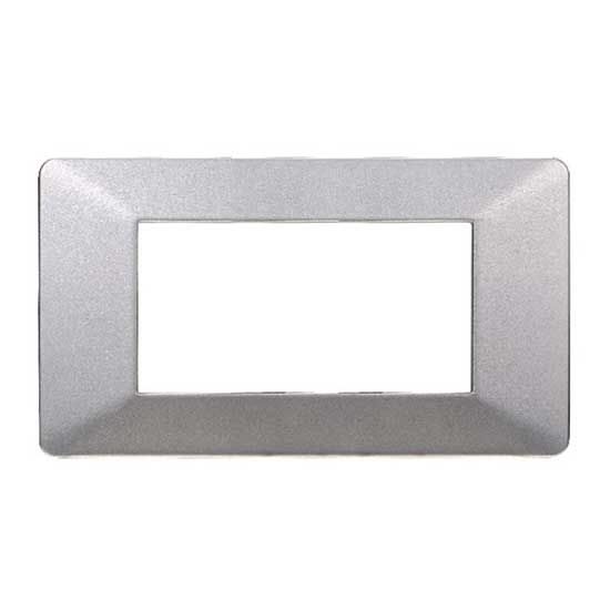 EV83406 — PLACCA PLASTICA 4P SILVER