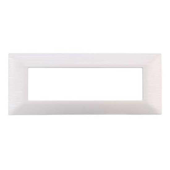 EV85601 — PLACCA 7P BIANCO SATINATO